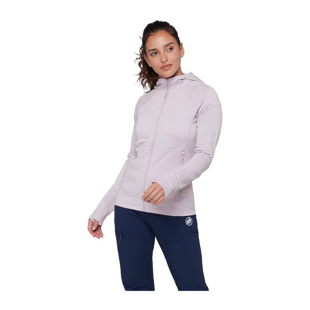 MAMMUT Taiss ML Hooded Jacket Women - Fleecejacke feuchtigkeitsleitend und helmtauglich