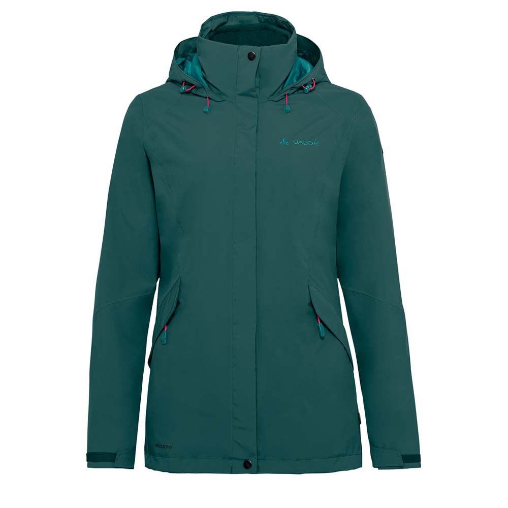 VAUDE Women\'s Rosemoor 3in1 Jacket – 3in1 Outdoorjacke - Farbe: mallard  green | Größe: 38