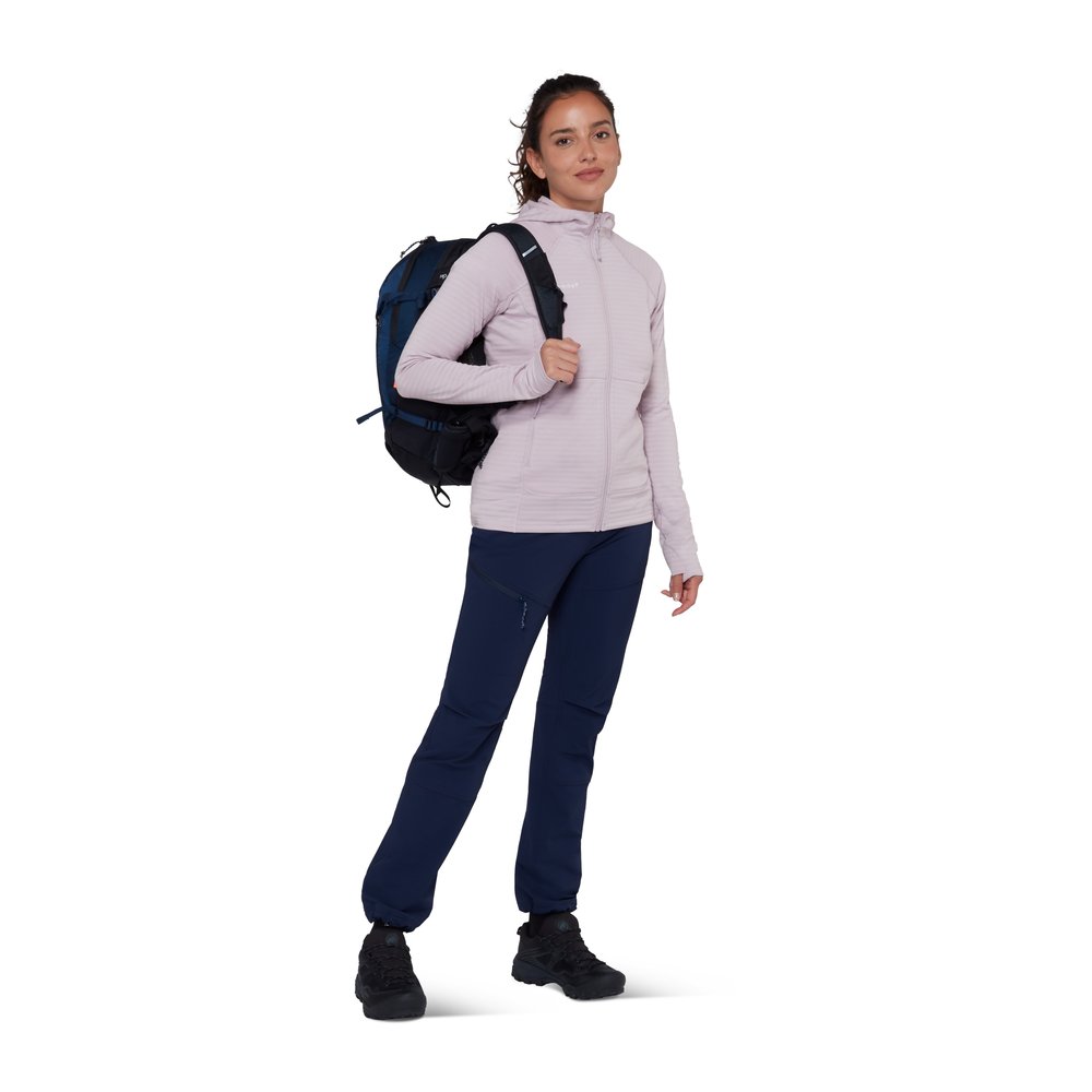 MAMMUT Taiss ML Hooded Jacket Women - Fleecejacke feuchtigkeitsleitend und helmtauglich