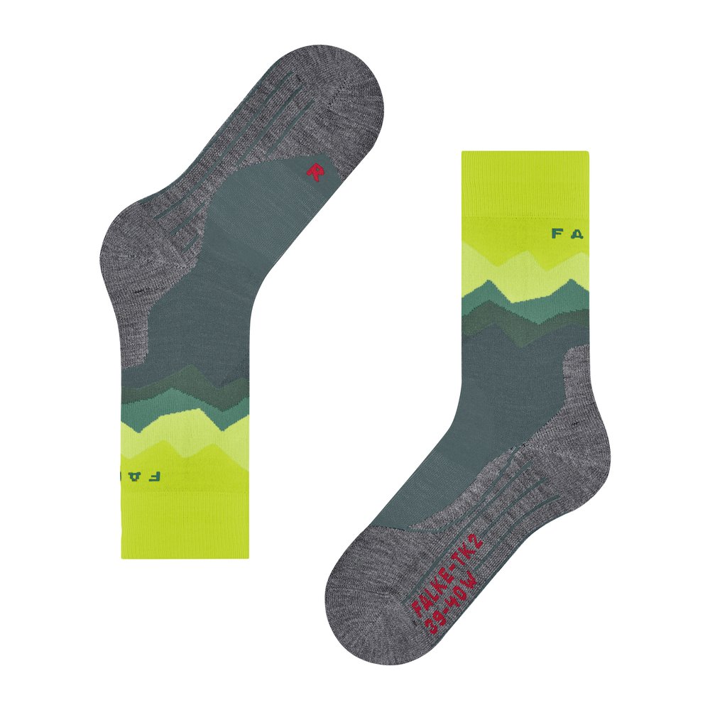 FALKE TK2 Explore "Crest" Men - Trekkingsocken feuchtigkeitsregulierend, schnelltrocknend