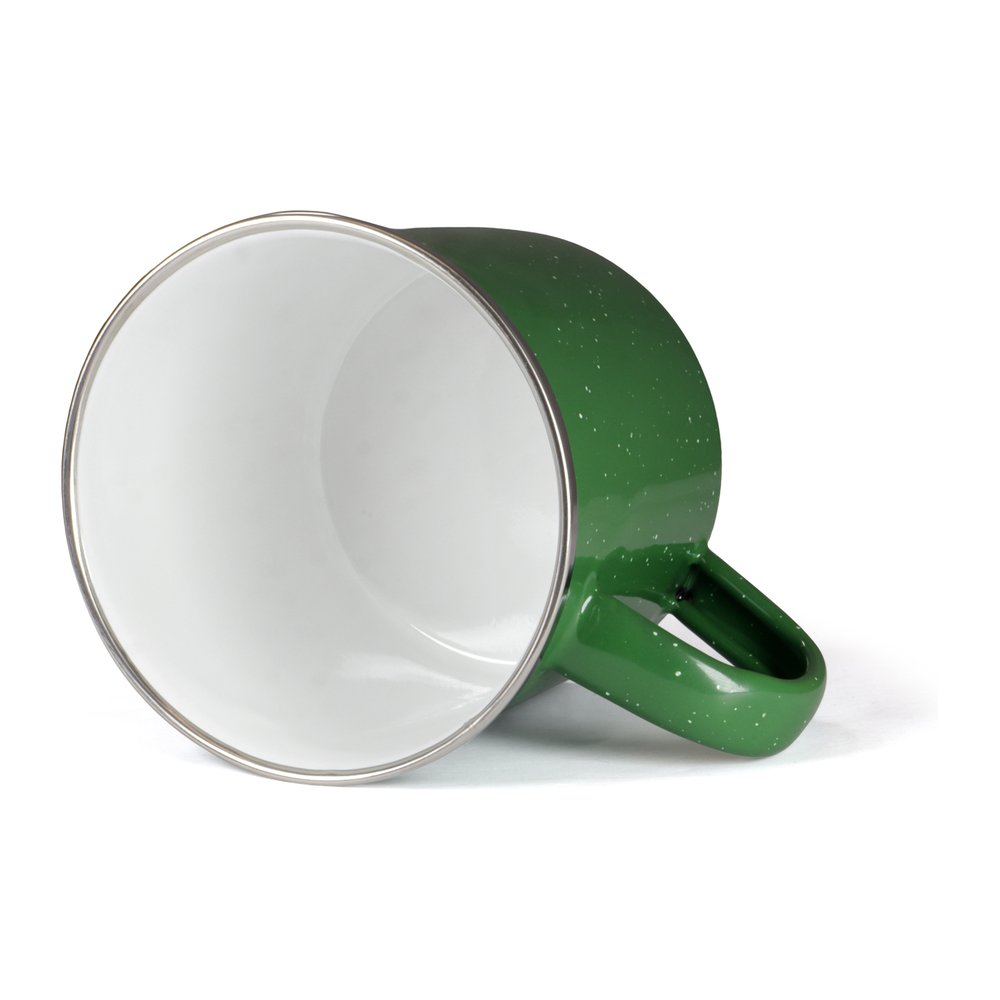 ORIGIN OUTDOORS Emaille Tasse - Emailletasse hitzebeständig und geschmacksneutral