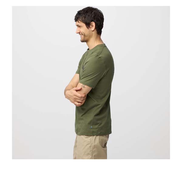 FJÄLLRÄVEN Swedish Forest T Shirt M - Herren Merino T Shirt atmungsaktiv & geruchshemmend