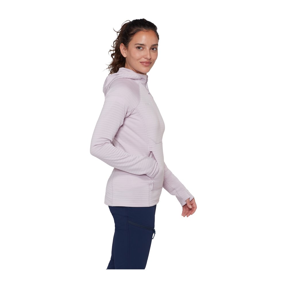 MAMMUT Taiss ML Hooded Jacket Women - Fleecejacke feuchtigkeitsleitend und helmtauglich