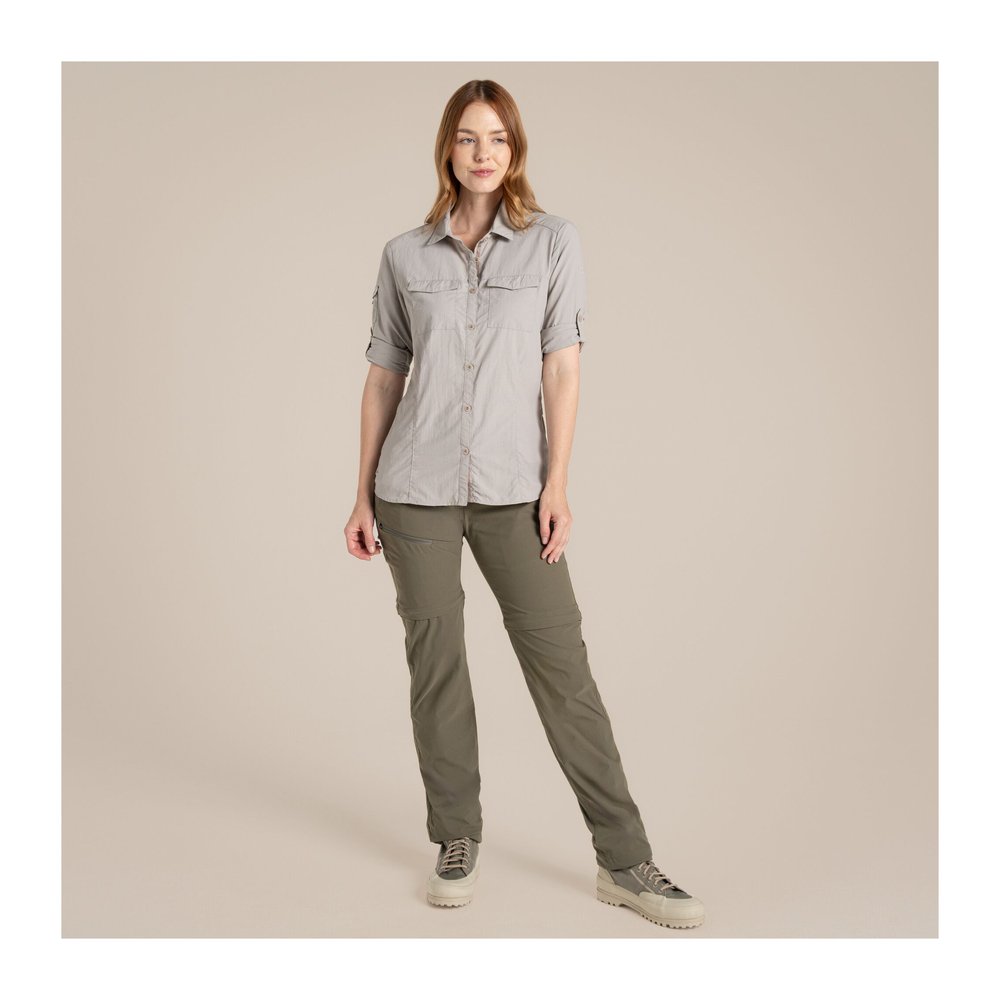 CRAGHOPPERS NosiLife Adventure Long Sleeved Shirt III Women - Langarmbluse geruchshemmend, insektenabwehrend