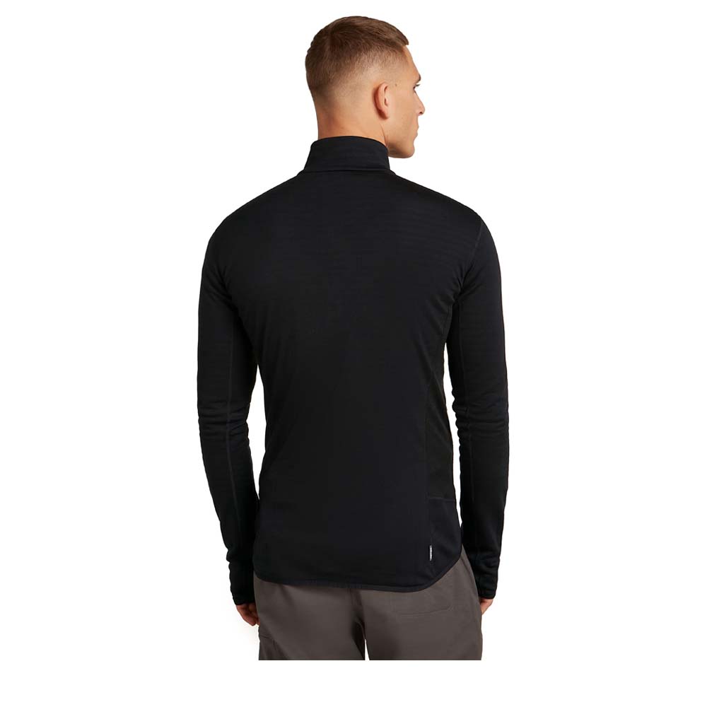 ICEBREAKER Merino 300 RealFleece Descend LS Zip Men – Fleecejacke wärmeisolierend und strapazierfähig