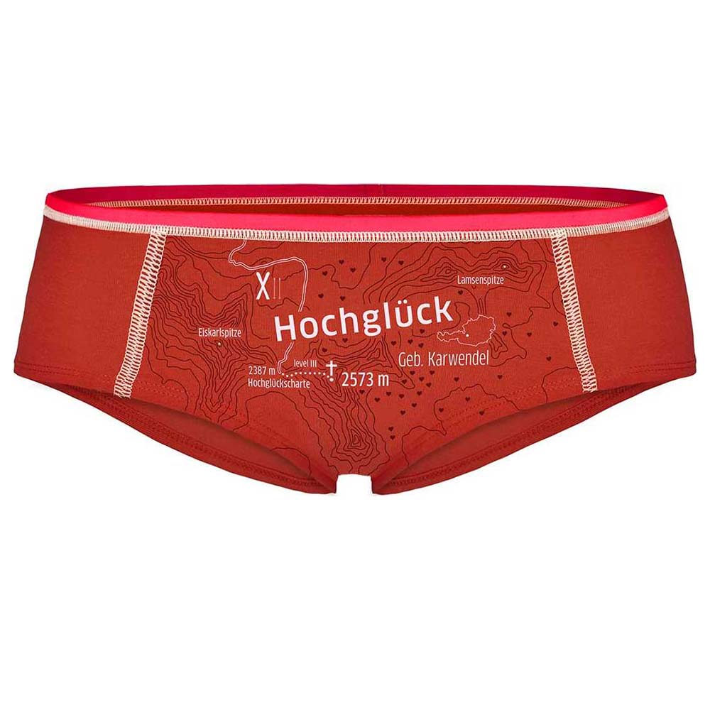 EIN SCHÖNER FLECK ERDE Damen Unterhose - Lustiger Tanga Mit Topographischem Print