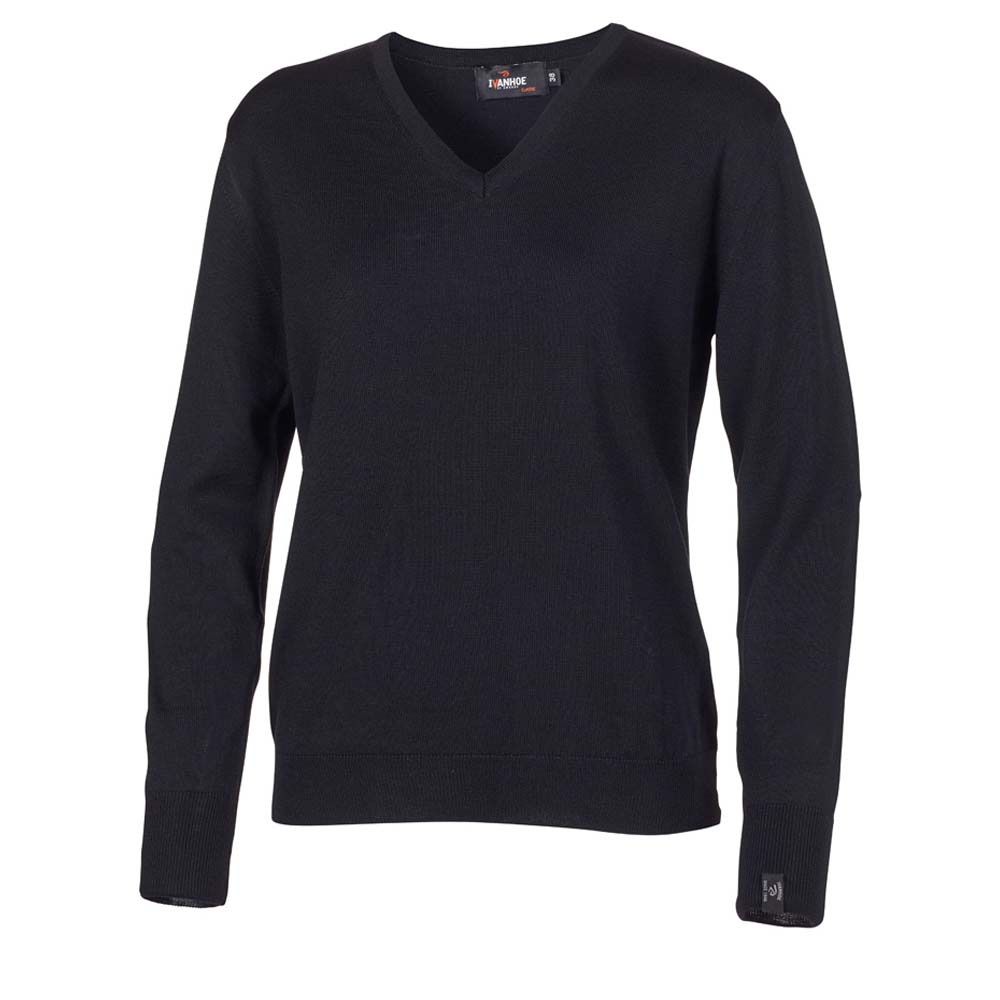IVANHOE Merino V - Neck Women – Pullover weich, temperaturregulierend
