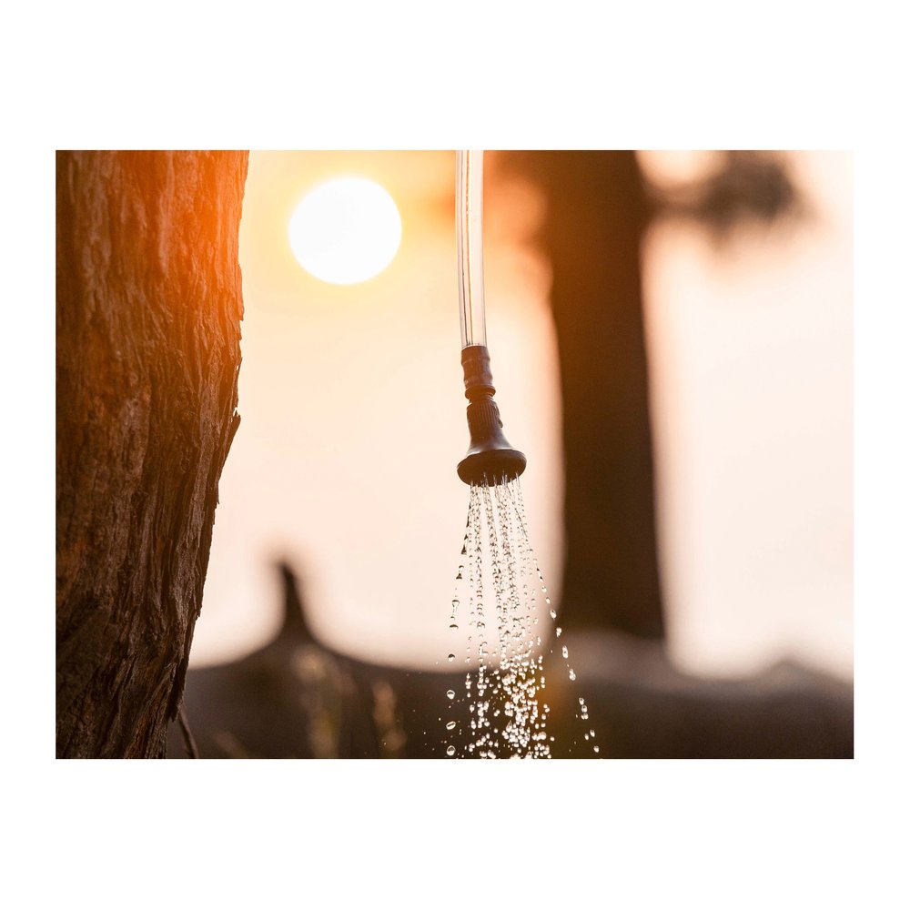 ORIGIN OUTDOORS Solardusche rollbar - Outdoor-Dusche inklusive Seil und Aufhänghaken