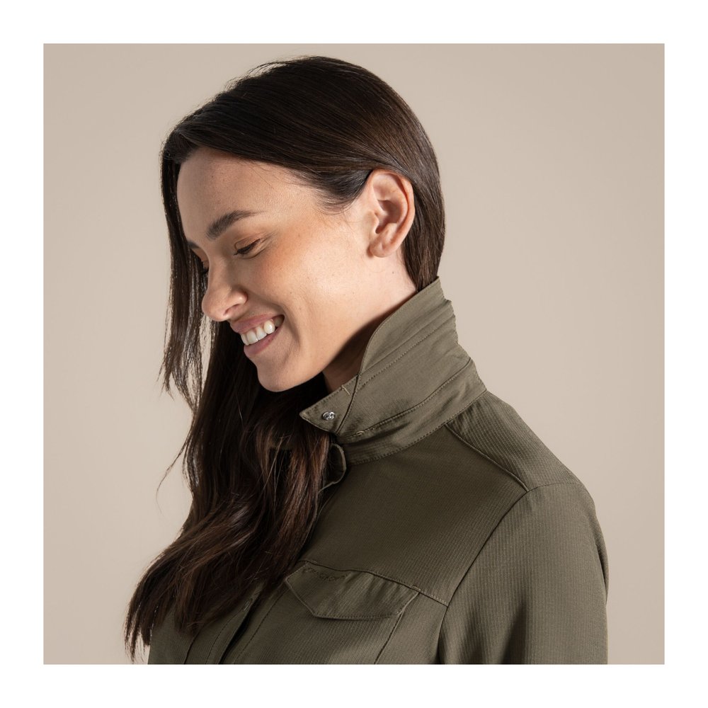 CRAGHOPPERS NosiLife Pro Long Sleeved Shirt III Women - Langarmbluse geruchshemmend, insektenabwehrend