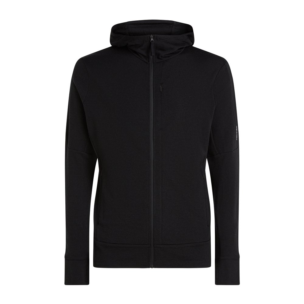 ICEBREAKER Merino 260 Quantum LS Zip Hoodie Men - Wolljacke plastikfrei und geruchsabweisend