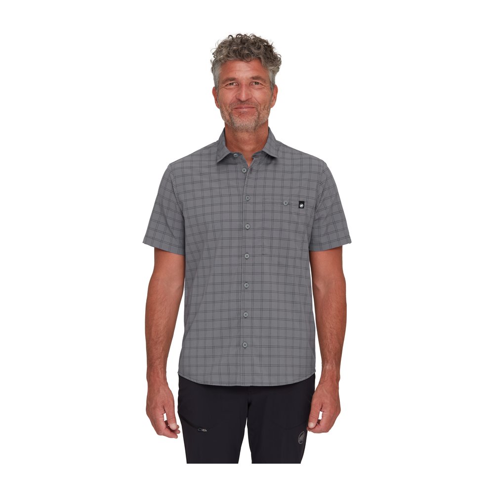 MAMMUT Lenni Shirt Men - Kurzarm-Wanderhemd geruchshemmend und schnelltrocknend