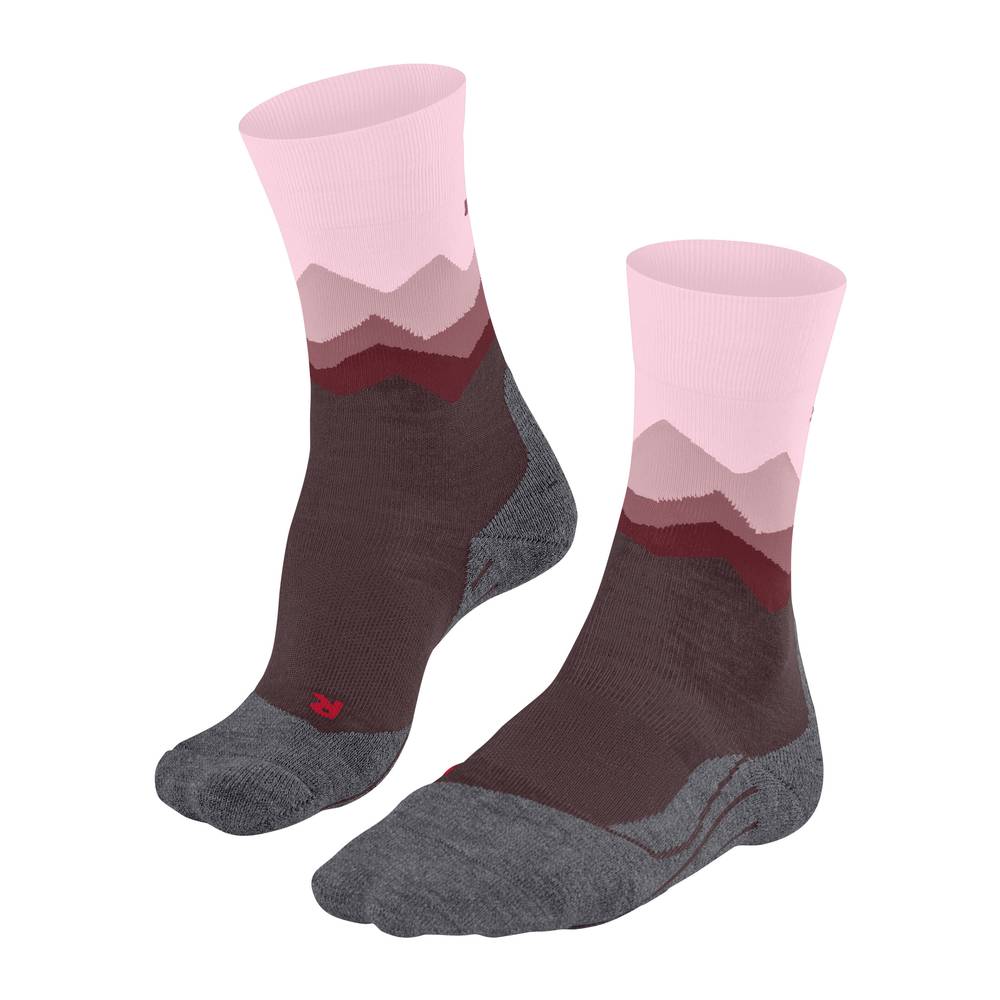 FALKE TK2 Explore "Crest" Women - Trekkingsocken feuchtigkeitsregulierend, schnelltrocknend