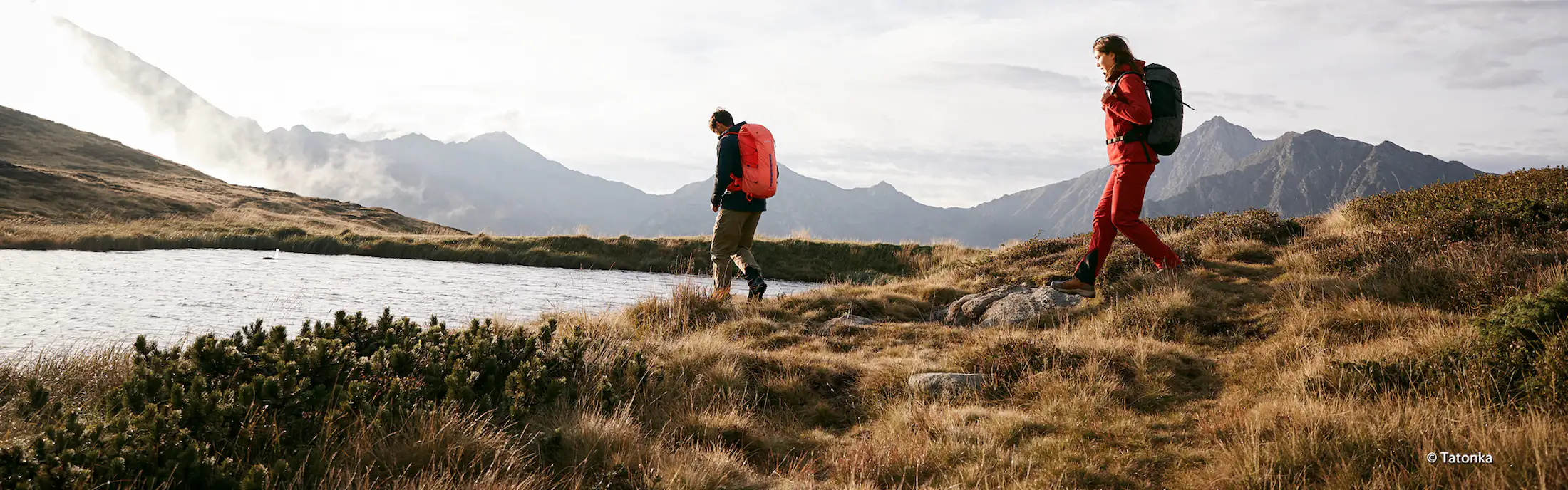 Wanderer in den Bergen