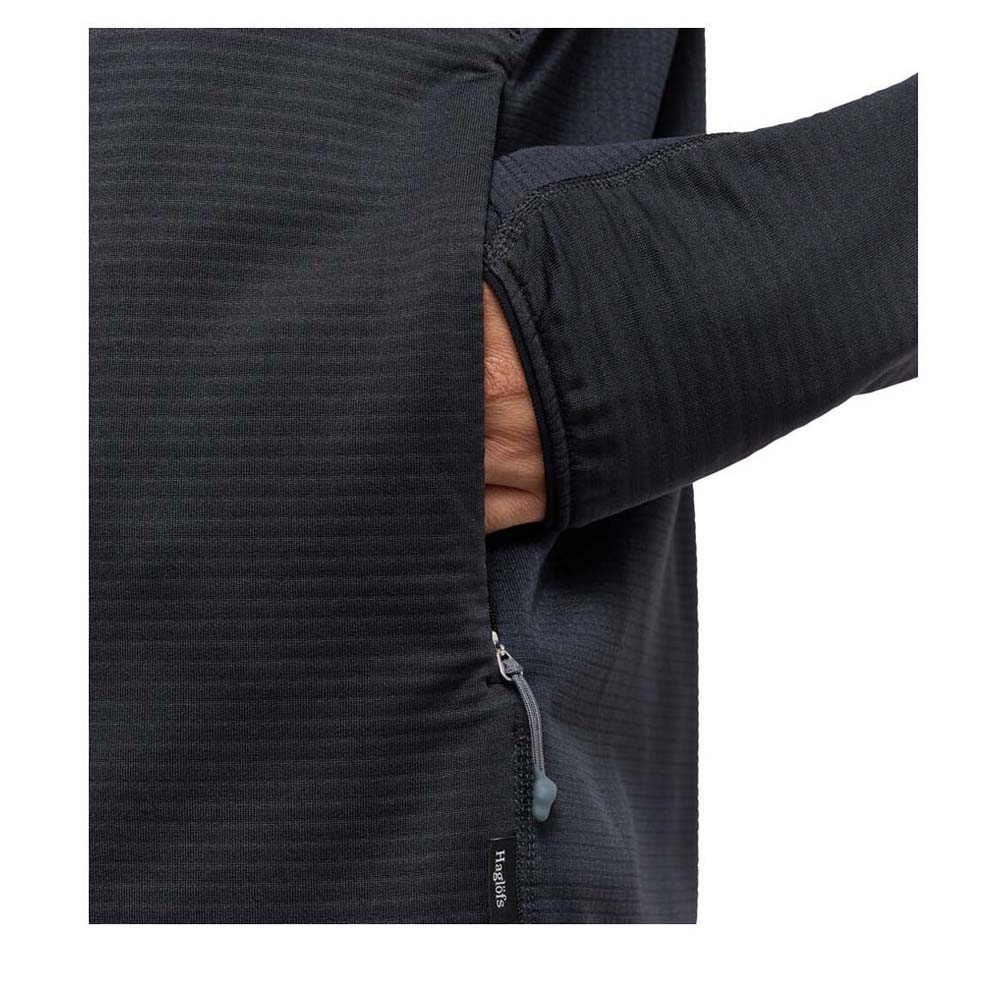 HAGLÖFS L.I.M Mid Multi II Hood Men – Fleecejacke atmungsaktiv und schnelltrocknend