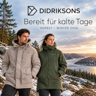 Didriksons, Damen und Herren Jacken für Herbst und Winter 2026 entdecken