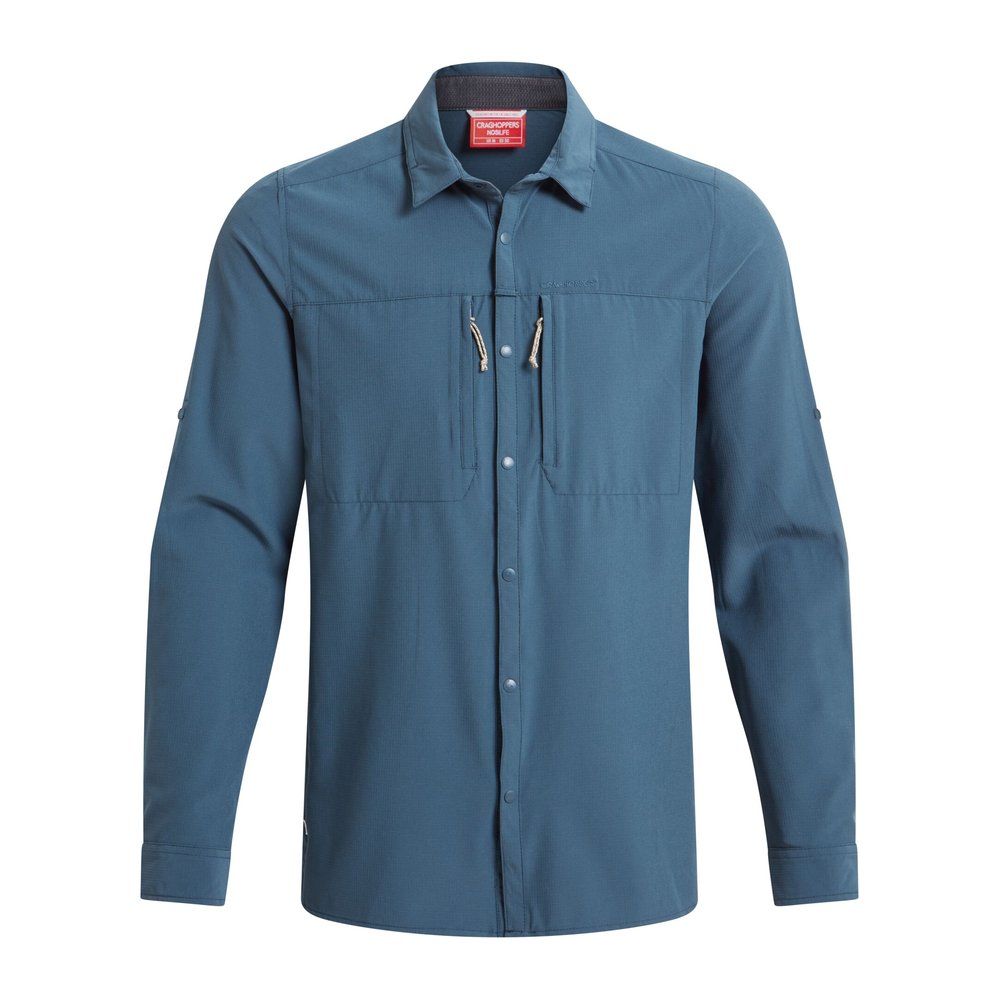 CRAGHOPPERS NosiLife Pro Long Sleeved Shirt V Men - Langarmhemd geruchshemmend, insektenabwehrend