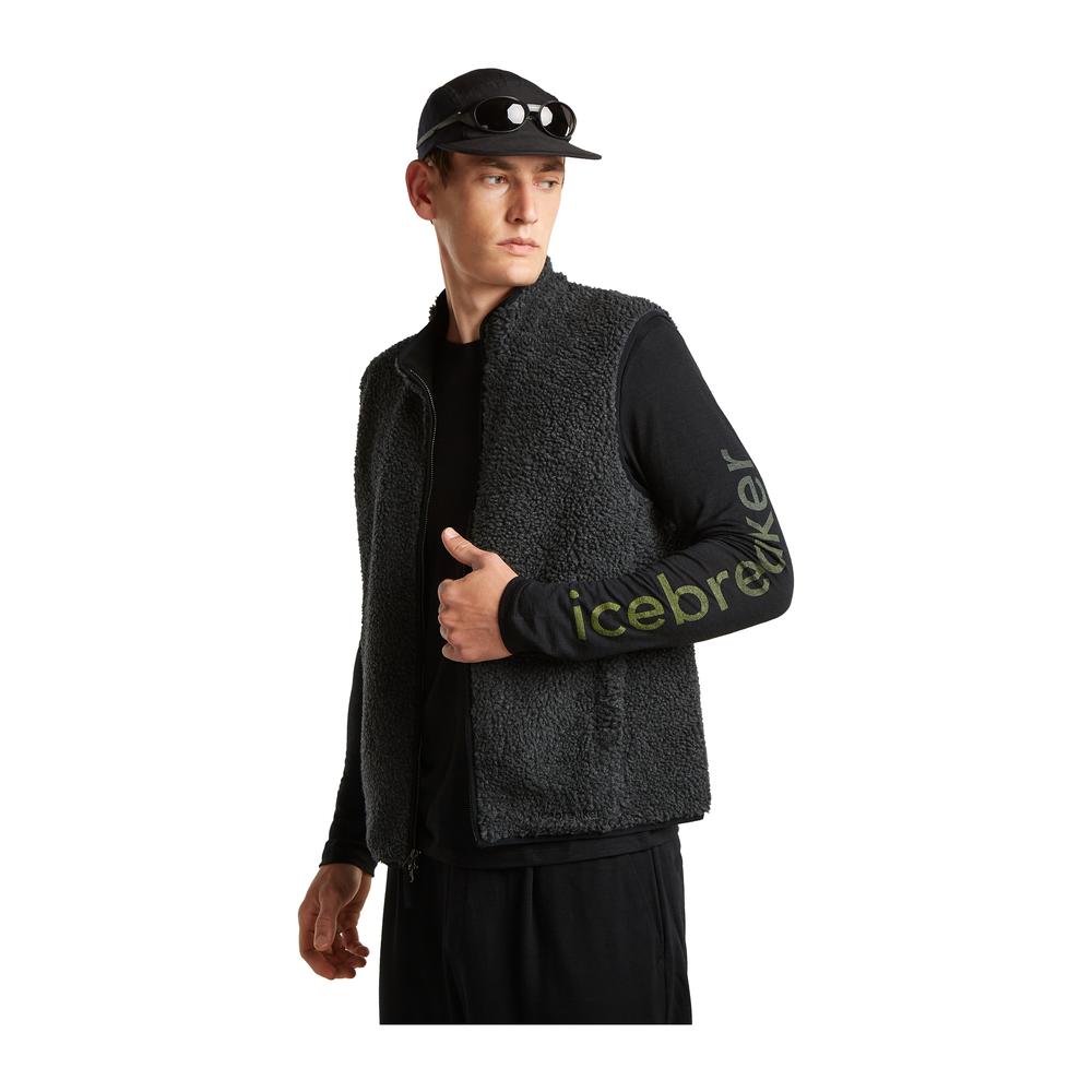 ICEBREAKER Merino 150 Tech Lite LS Tee IB Vertical Men - Merino-Langarmshirt atmungsaktiv, geruchsabweisend