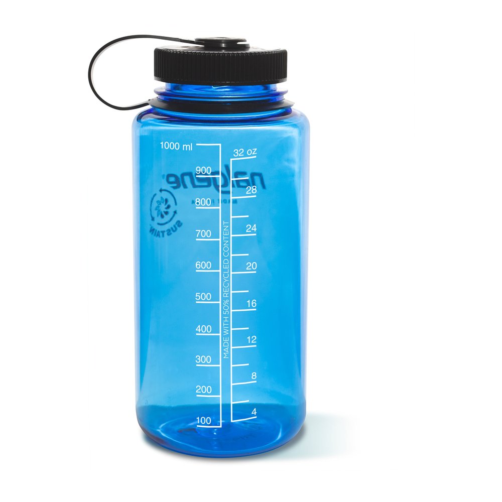 NALGENE Trinkflasche WH Sustain - Weithals-Trinkflasche absolut dicht und robust