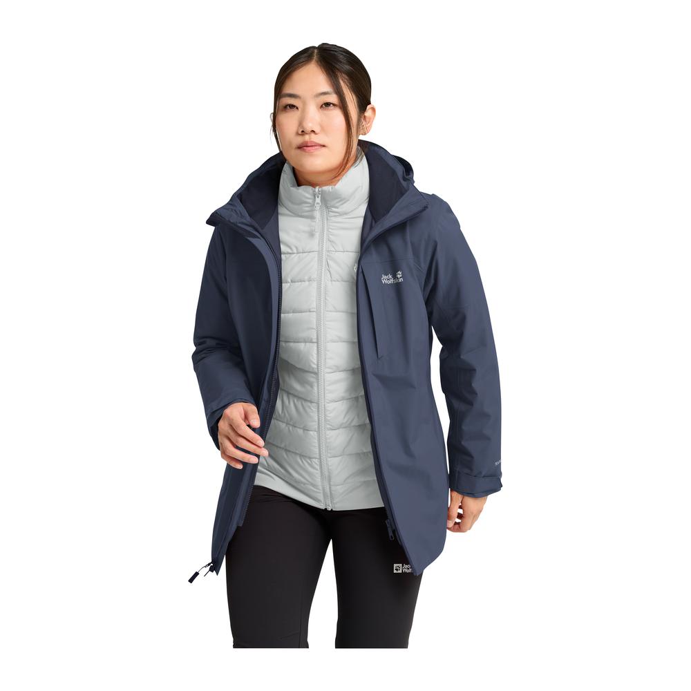 JACK WOLFSKIN Hunberg 2 3In1 Jkt Women - Doppeljacke wasserdicht, winddicht