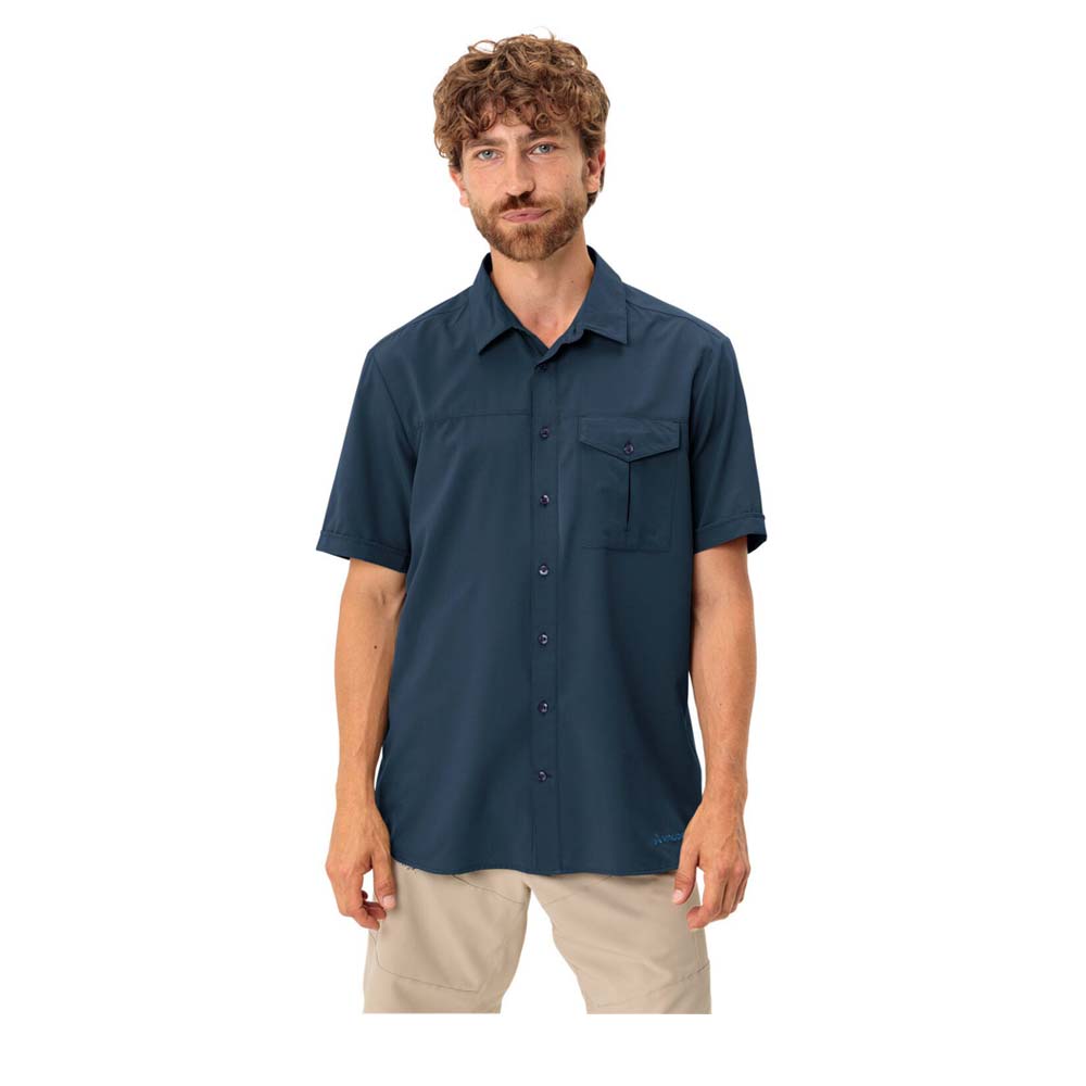 VAUDE Rosemoor Shirt II Men - Kurzarmhemd atmungsaktiv und schnelltrocknend