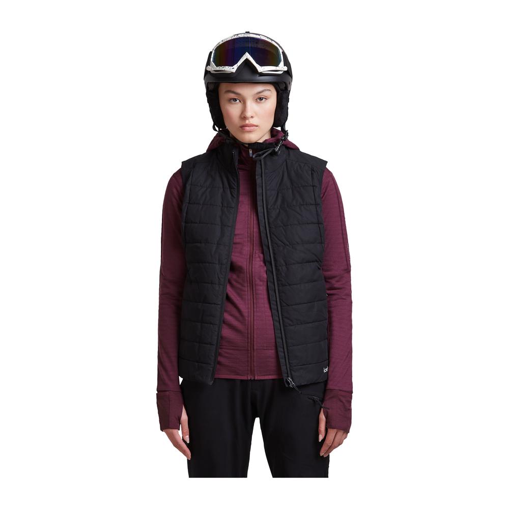 ICEBREAKER Merino 300 RealFleece Descender Long Sleeve Zip Hoodie Women - Fleece-Hoodie atmungsaktiv, geruchsabweisend