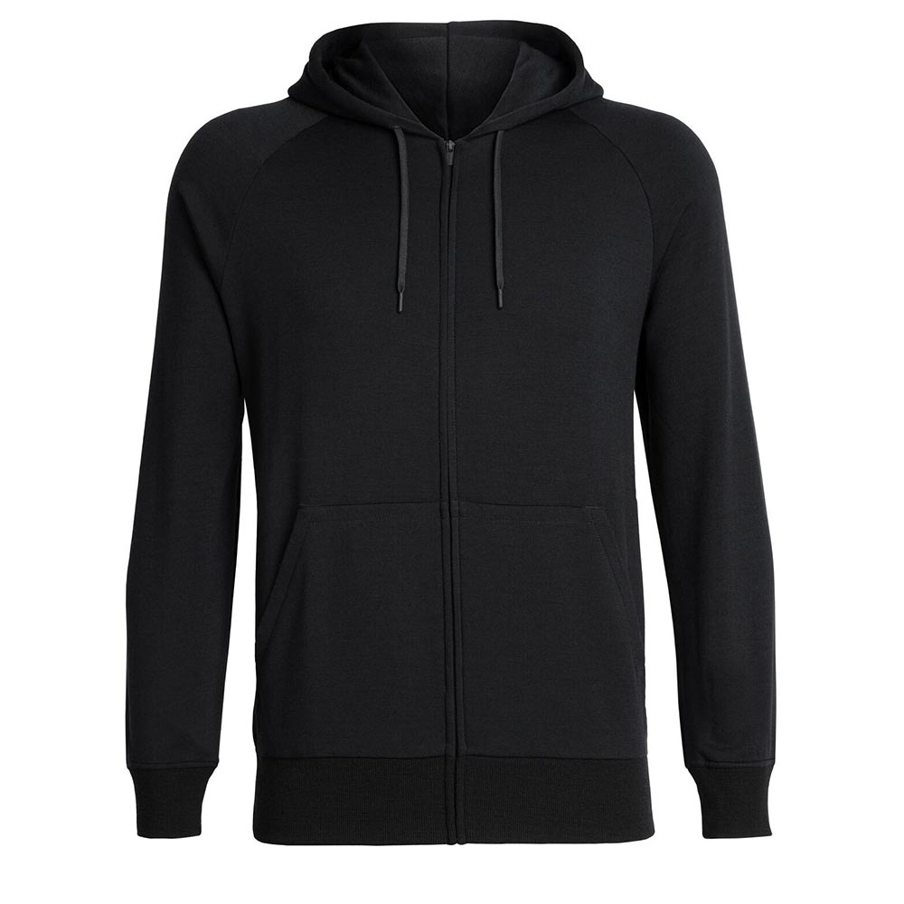 ICEBREAKER Helliers LS Zip Hood Men - Wolljacke