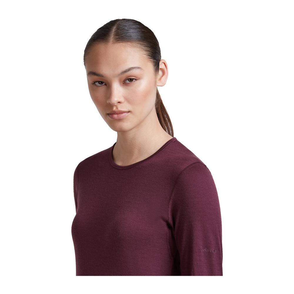 ICEBREAKER Merino 200 Oasis LS Crewe Women - Merino-Langarmshirt geruchsabweisend, thermoregulierend