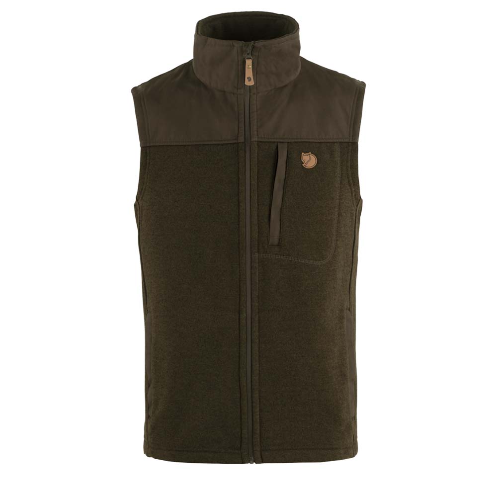 FJÄLLRÄVEN Buck Fleece Vest Men - Fleeceweste mit gebürstete Innenseite