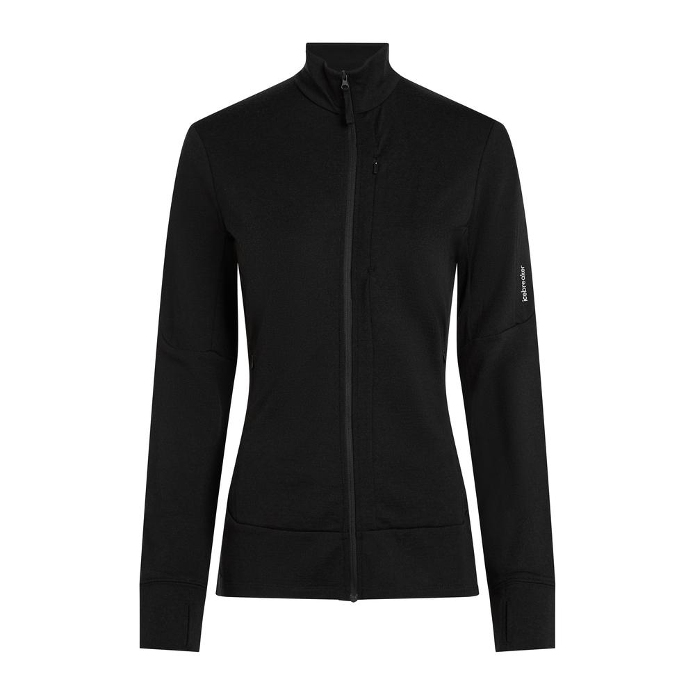 ICEBREAKER Merino 260 Quantum IV Long Sleeve Zip Women - Merino-Zipjacke thermoregulierend, geruchsabweisend