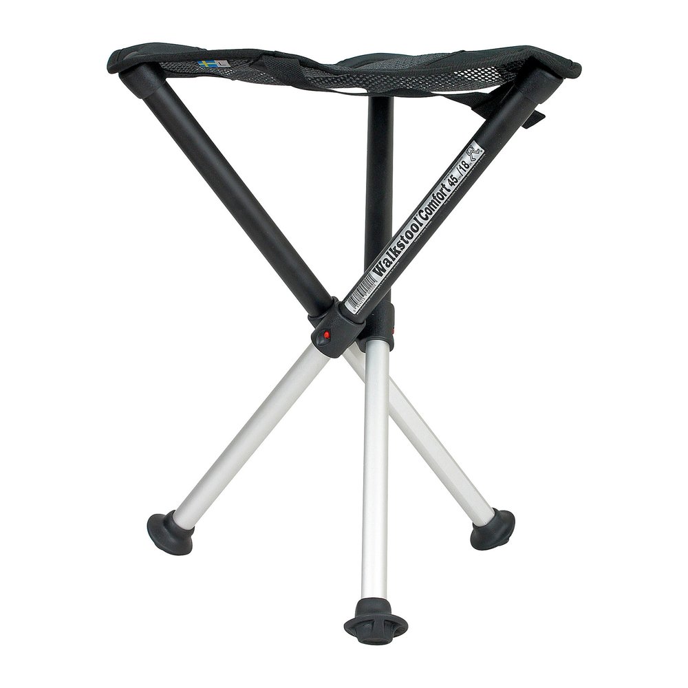 WALKSTOOL Dreibeinhocker Comfort - Outdoorhocker leicht, kompakt
