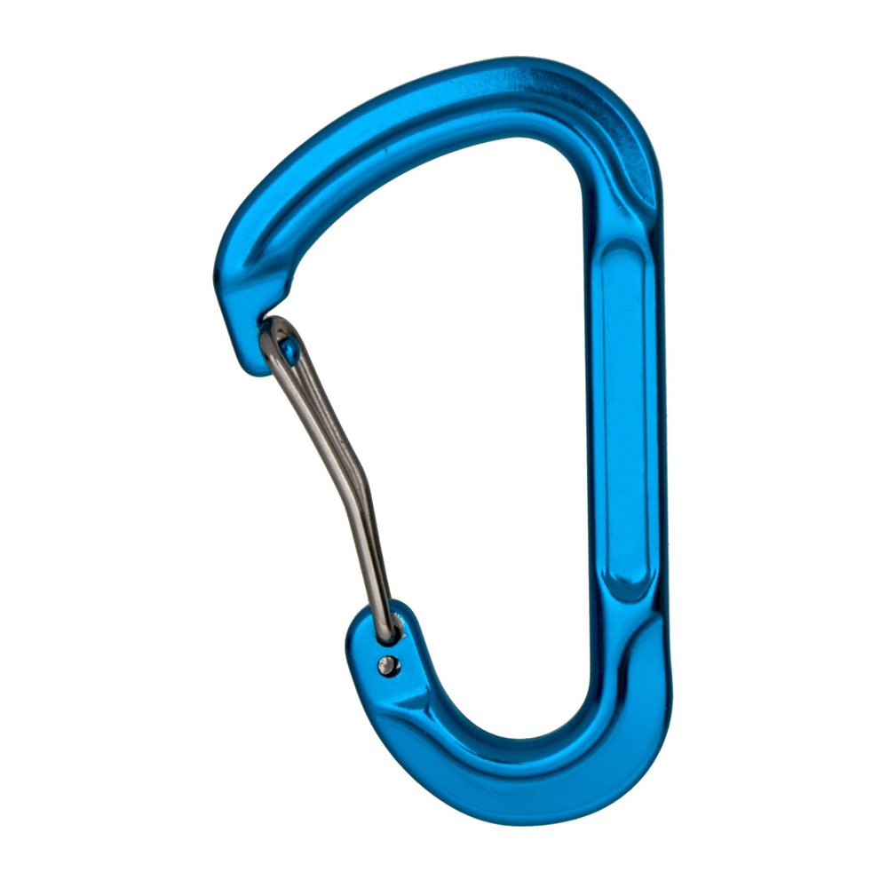 ORIGIN OUTDOORS Zubehörkarabiner D-Form 2 Stück - Zubehörkarabiner stabil, leicht