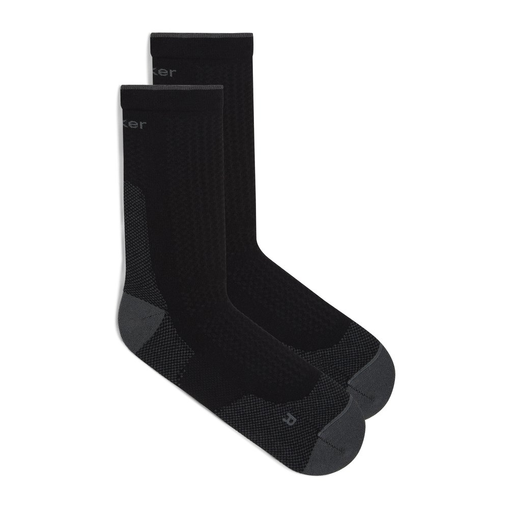 ICEBREAKER Merino Hike+ Ultralight Crew Men - Wandersocken atmungsaktiv, gepolstert