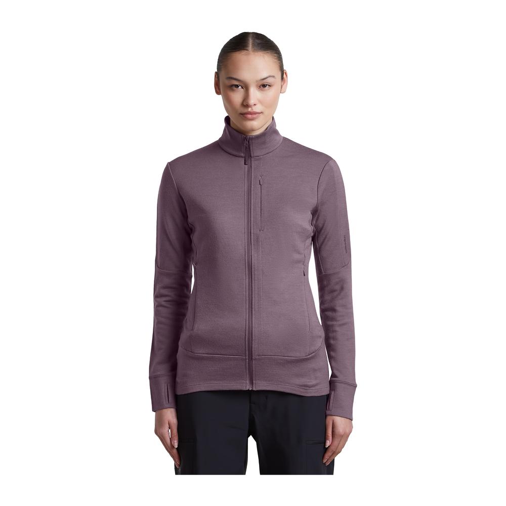 ICEBREAKER Merino 260 Quantum IV Long Sleeve Zip Women - Merino-Zipjacke thermoregulierend, geruchsabweisend