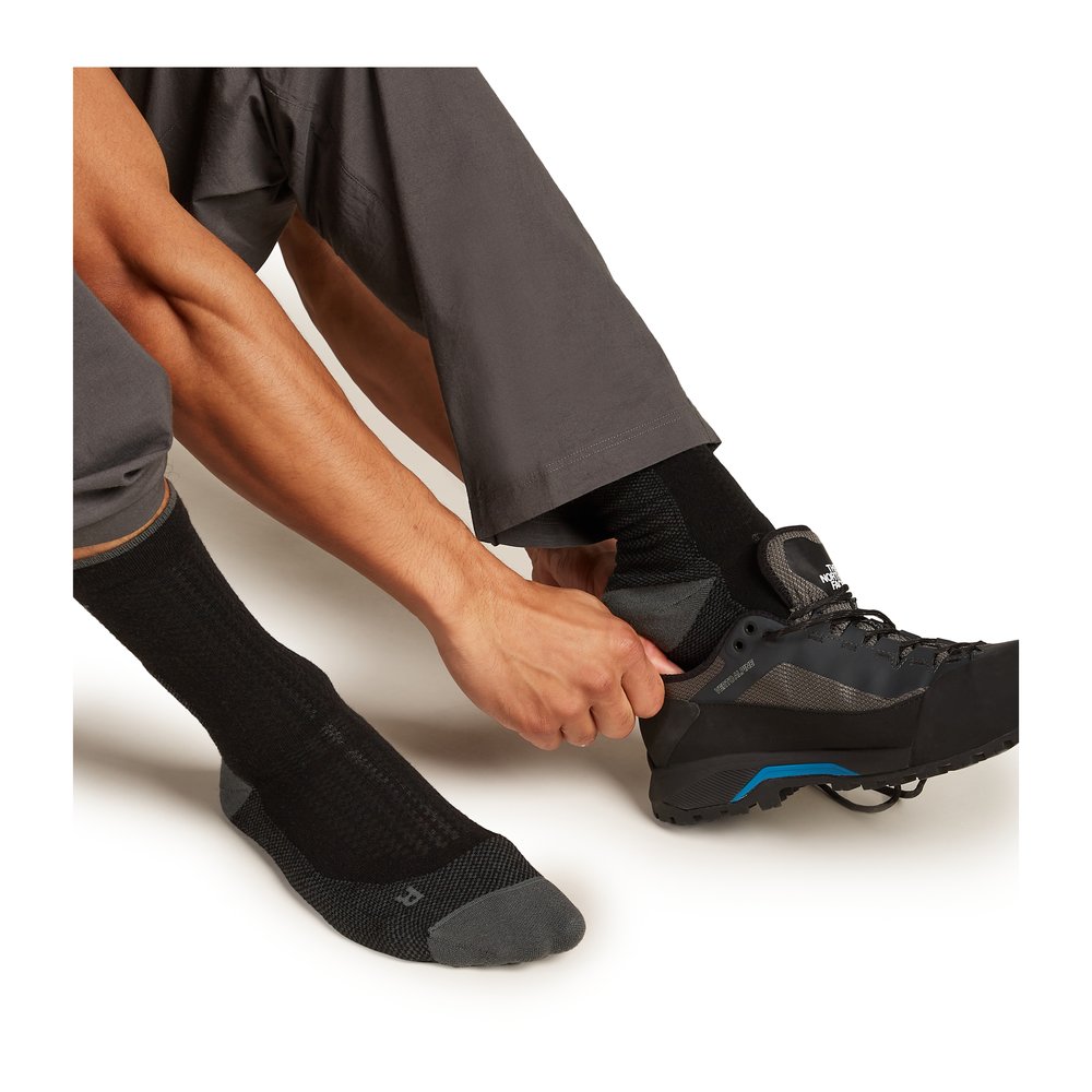 ICEBREAKER Merino Hike+ Ultralight Crew Men - Wandersocken atmungsaktiv, gepolstert