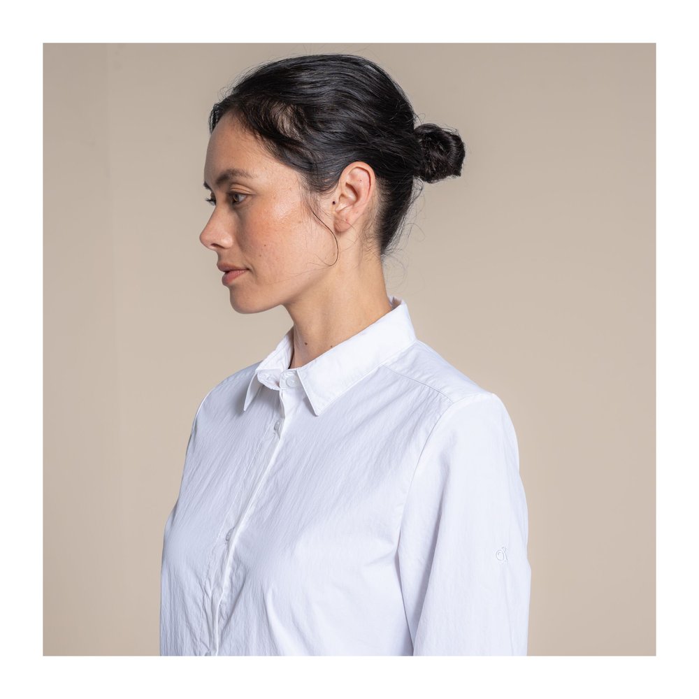 CRAGHOPPERS NosiLife Alma Long Sleeved Shirt Women - Langarmbluse geruchshemmend, insektenabwehrend
