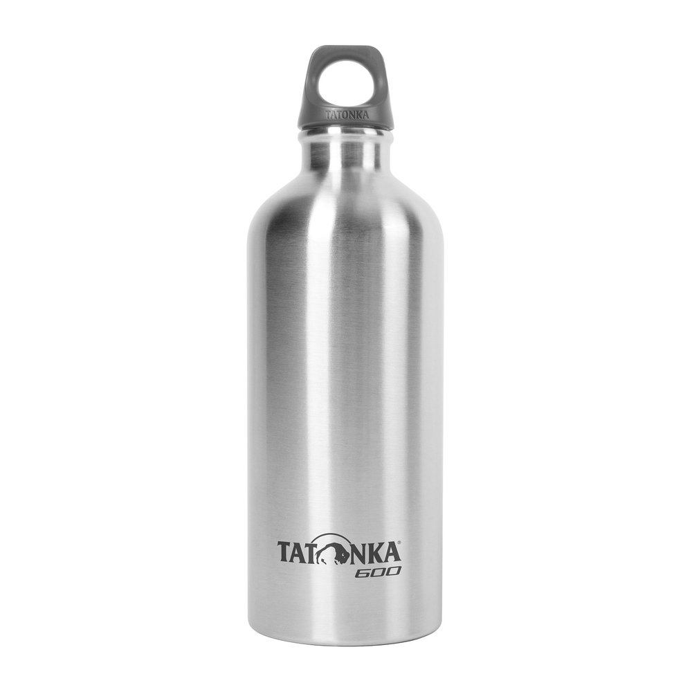 TATONKA Stainless Steel Bottle 0,6l - Edelstahl-Trinkflasche spülmaschinenfest und Lebensmittelecht