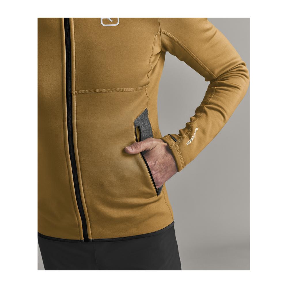 ORTOVOX Fleece Jacket Men - Fleecejacke mit Wollanteil