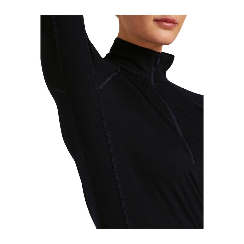 ICEBREAKER Merino 200 ZoneKnit LS Half Zip Women - Langarmshirt atmungsaktiv, thermoregulierend