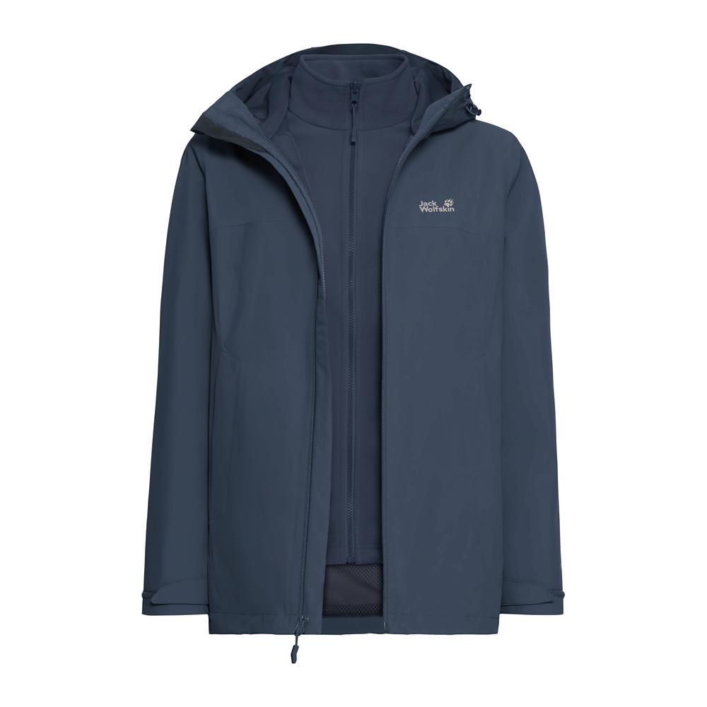 JACK WOLFSKIN Moonrise 2 3in1 Jkt Women - Doppeljacke atmungsaktiv, wasserdicht