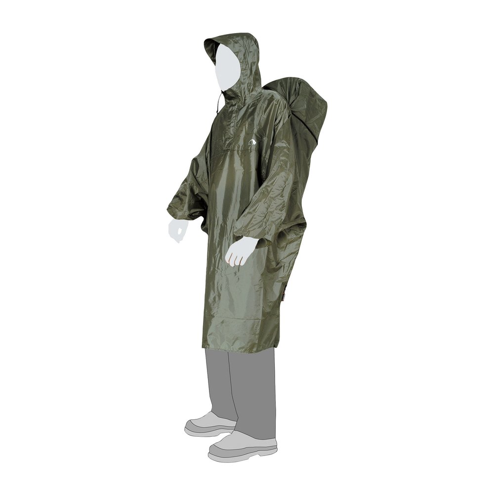 TATONKA Cape XL - Regenponcho mit integrierter Rucksack-Erweiterung