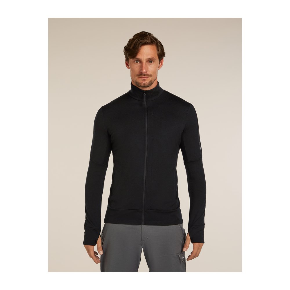 ICEBREAKER Merino 260 Quantum LS Zip Men - Wolljacke thermoregulierend, geruchsabweisend