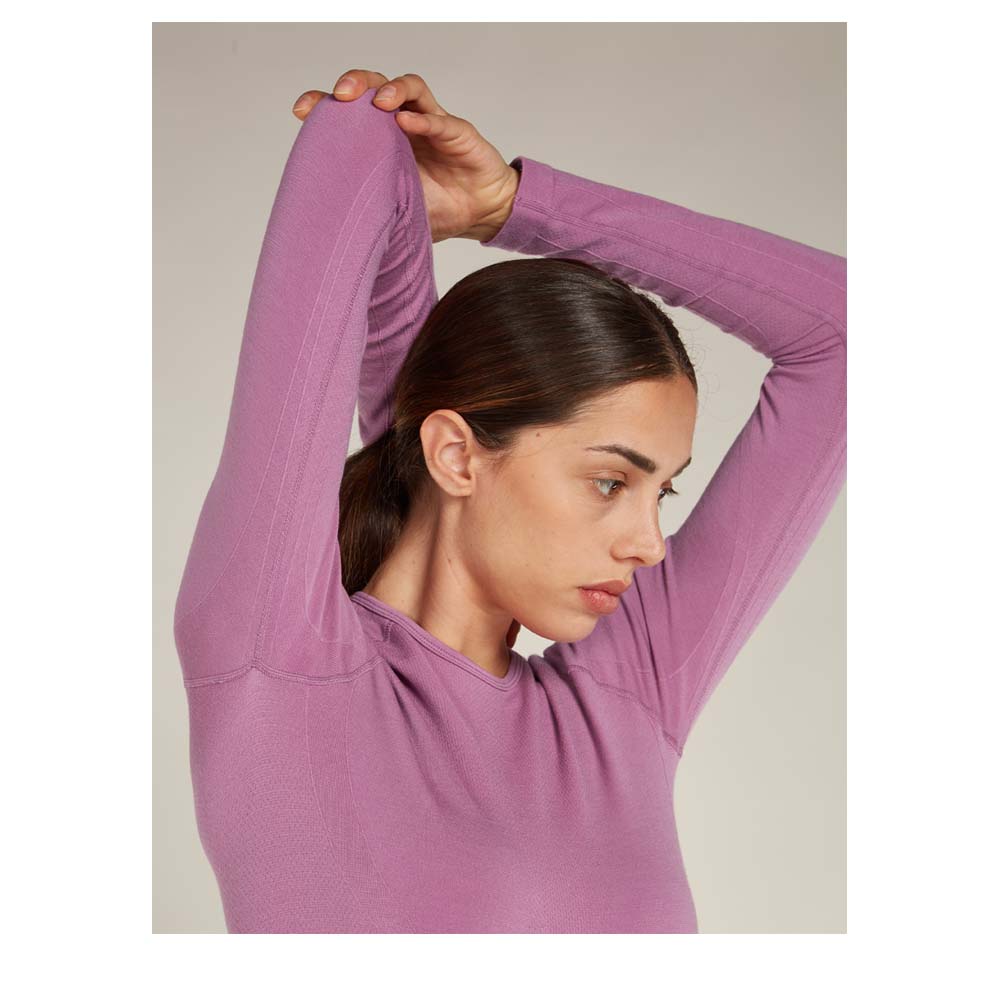 ICEBREAKER Merino 260 Zoneknit Seamless Longsleeve Crewe Women – Langarmshirt