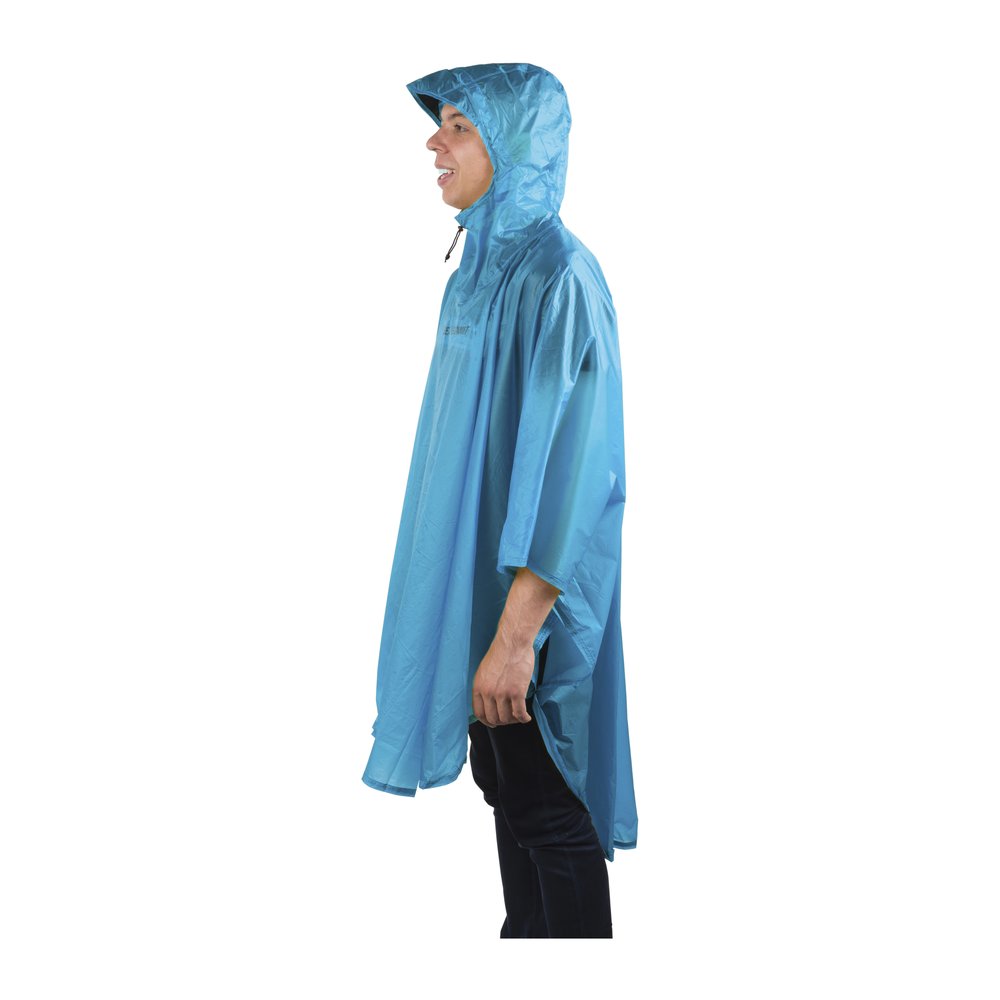 SEA TO SUMMIT Ultra-Sil Nano Poncho - Regenschutz wasserdicht, langes Rückenteil