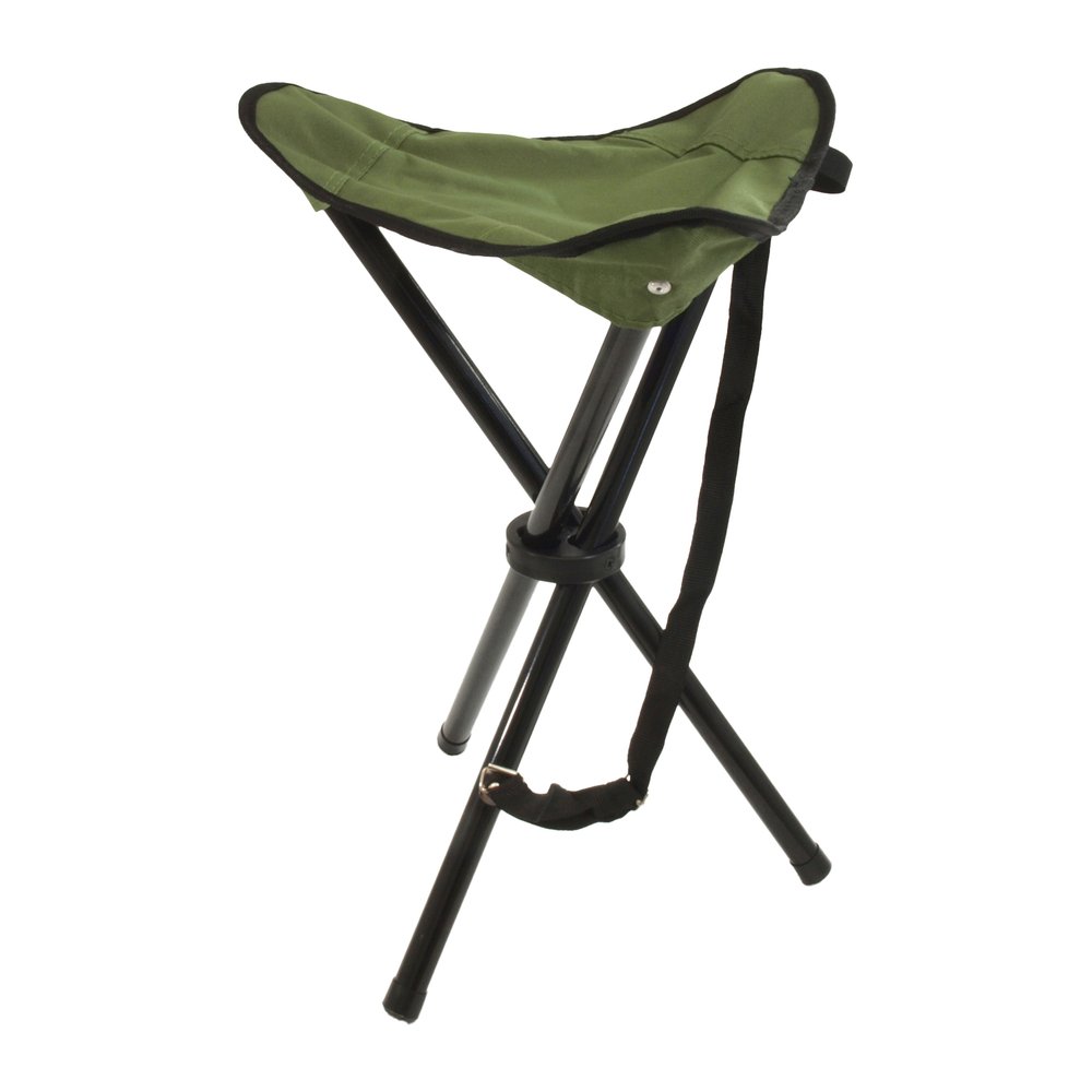 BASIC NATURE Dreibeinhocker Travelchair - Campingstuhl inklusive Tragegurt