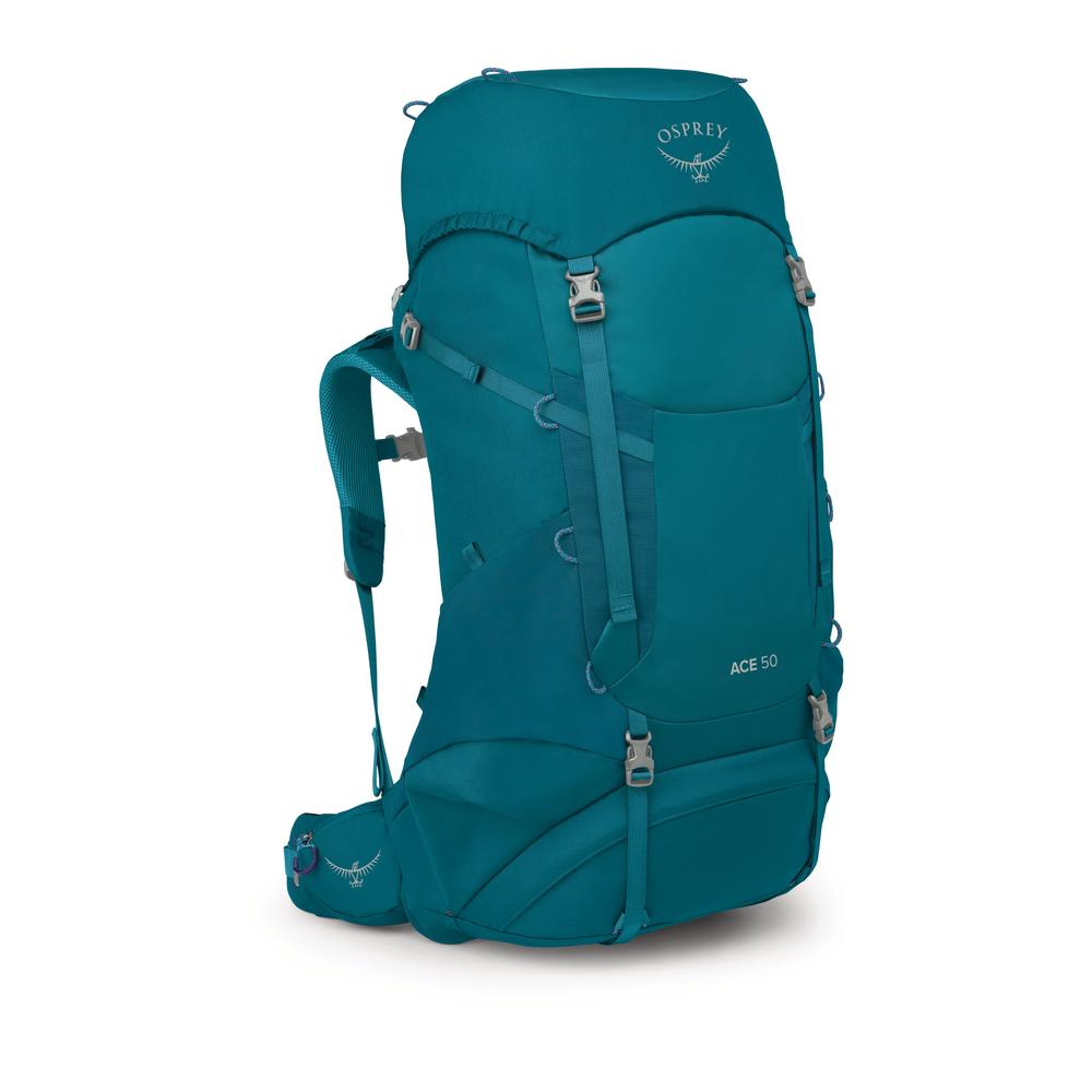 OSPREY Ace 50 - Kinder-Trekkingrucksack mit integrierter Regenhülle
