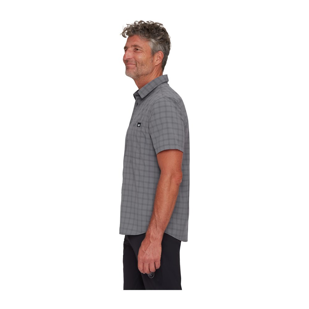MAMMUT Lenni Shirt Men - Kurzarm-Wanderhemd geruchshemmend und schnelltrocknend
