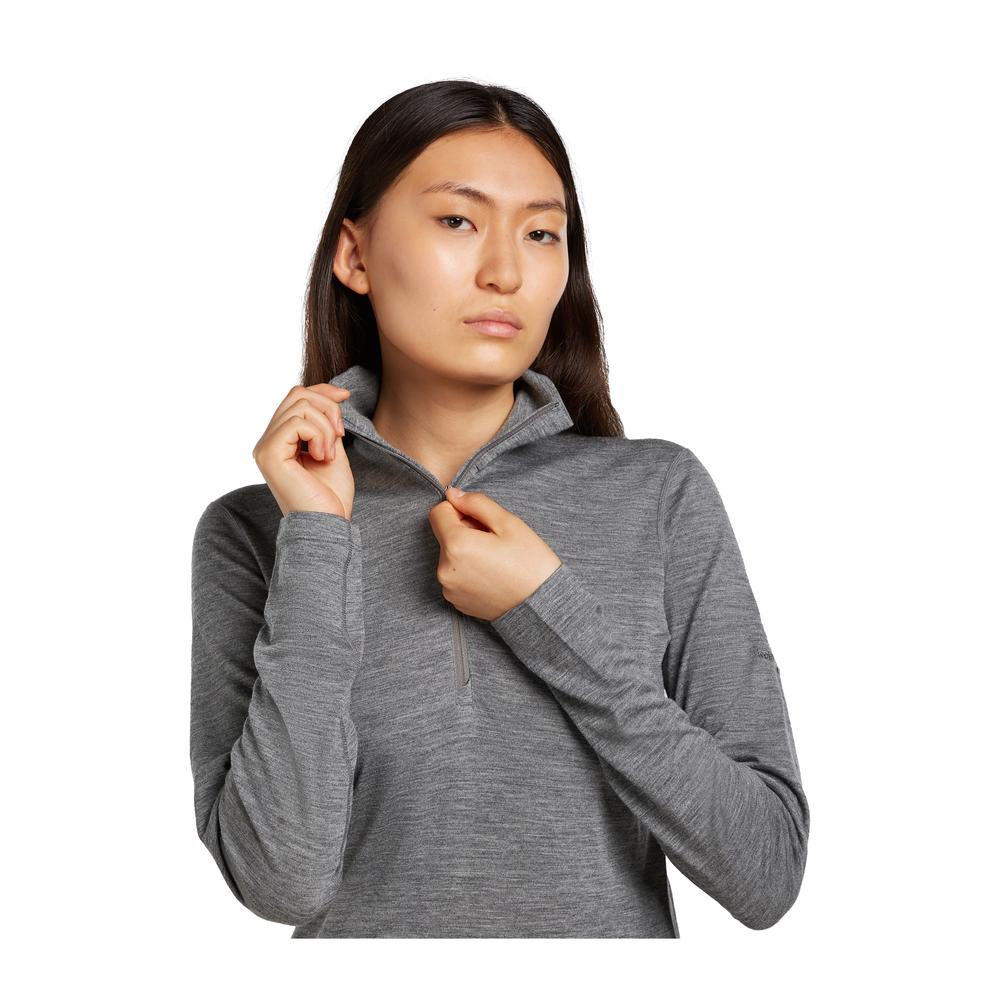 ICEBREAKER Merino 200 Oasis LS Half Zip Women - Merino-Langarmshirt geruchsabweisend, thermoregulierend