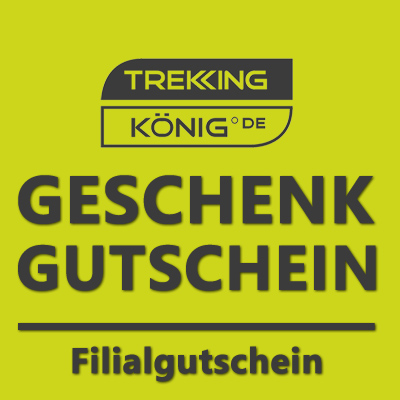 TREKKING KÖNIG Geschenkgutschein - Gutscheinkarte mit Umschlag
