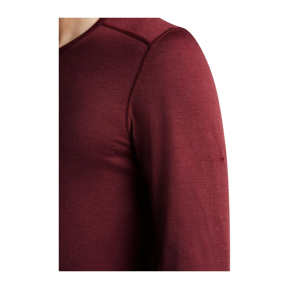 ICEBREAKER Merino 200 Oasis LS Crewe Men - Merino-Langarmshirt geruchsabweisend, thermoregulierend