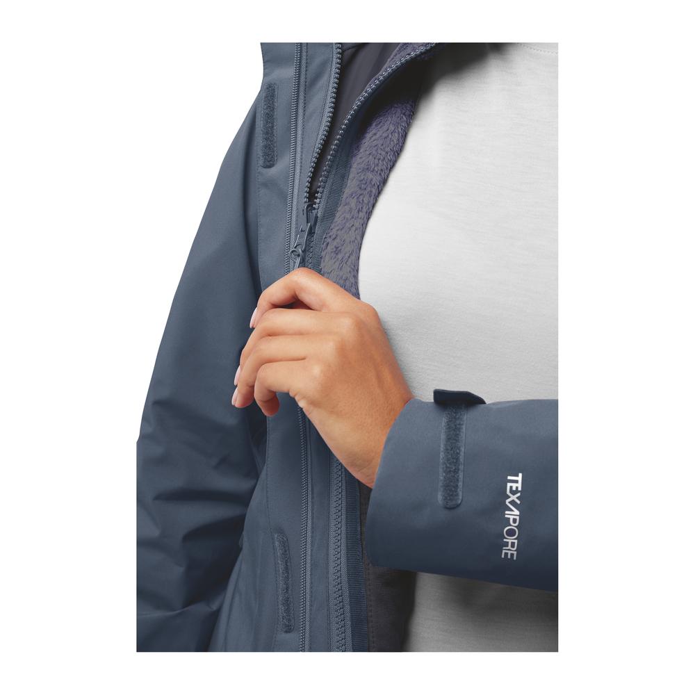 JACK WOLFSKIN Rotwand 3In1 Jkt Women - Doppeljacke wasserdicht & atmungsaktiv